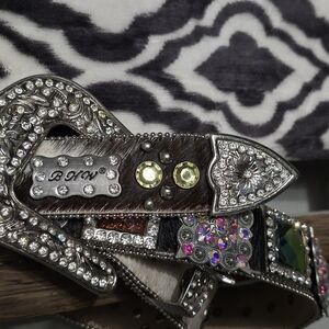 BHW Rhinestone Embellished Belt